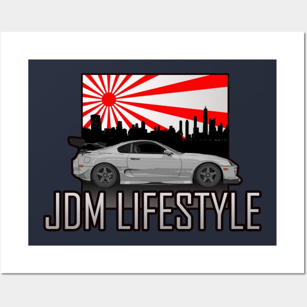 Toyota Supra MK4 Wall Art by JDMzone